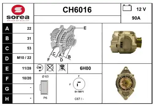 генератор SERA CH6016