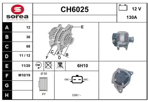 генератор SERA CH6025