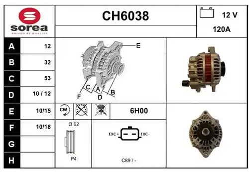 генератор SERA CH6038