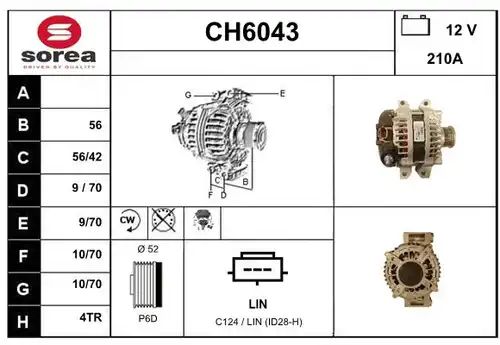 генератор SERA CH6043