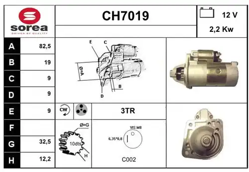 стартер SERA CH7019