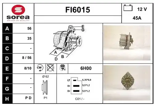 генератор SERA FI6015