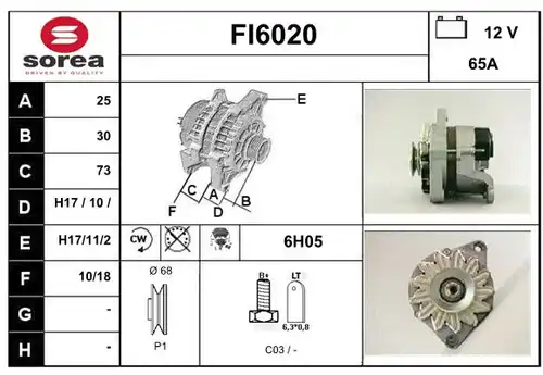 генератор SERA FI6020