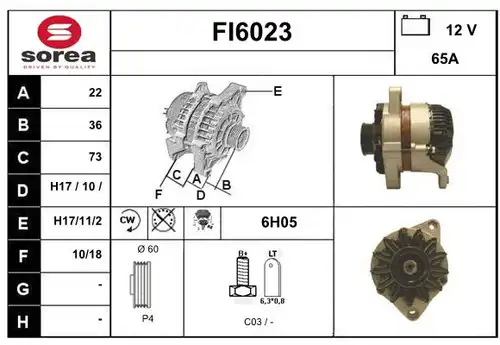 генератор SERA FI6023