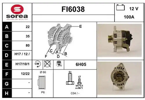 генератор SERA FI6038