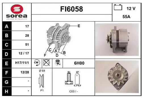 генератор SERA FI6058