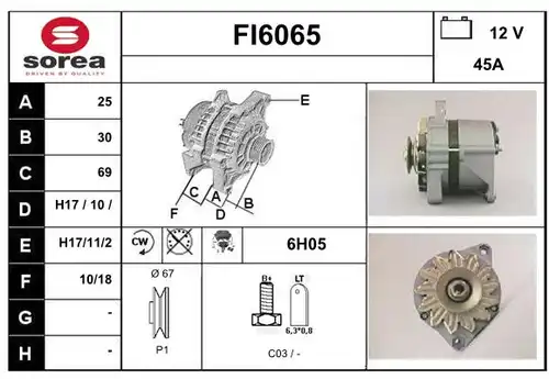 генератор SERA FI6065