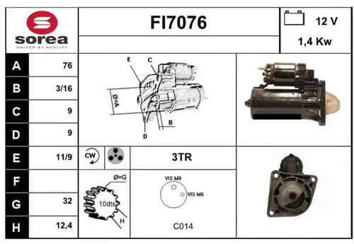 стартер SERA FI7076