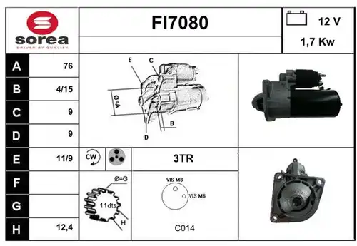 стартер SERA FI7080