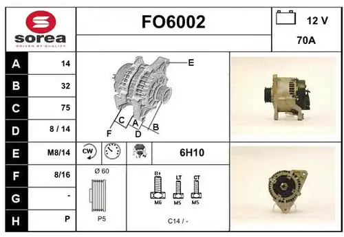 генератор SERA FO6002