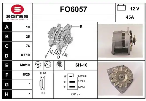 генератор SERA FO6057