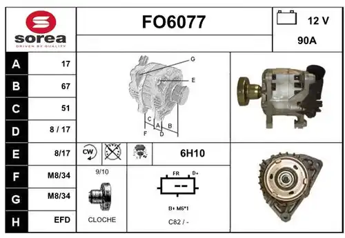 генератор SERA FO6077