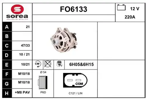 генератор SERA FO6133