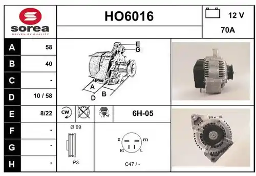 генератор SERA HO6016