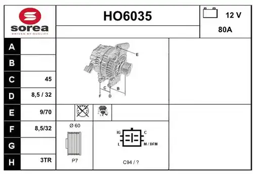 генератор SERA HO6035