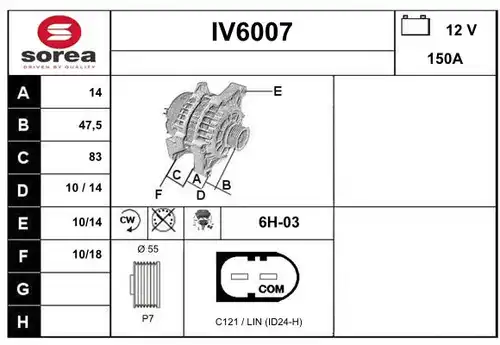 генератор SERA IV6007