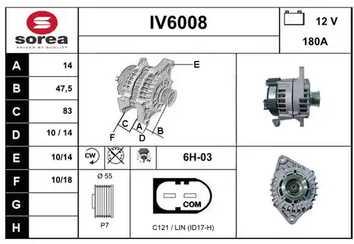 генератор SERA IV6008