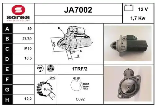 стартер SERA JA7002