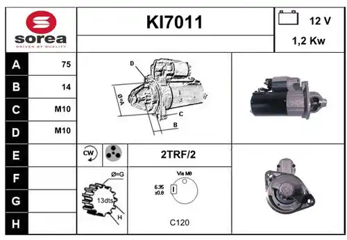 стартер SERA KI7011