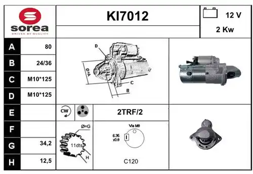 стартер SERA KI7012