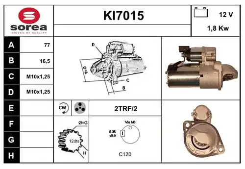 стартер SERA KI7015