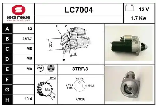 стартер SERA LC7004