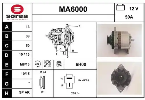 генератор SERA MA6000