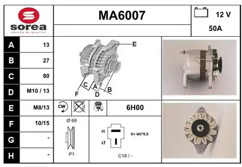 генератор SERA MA6007