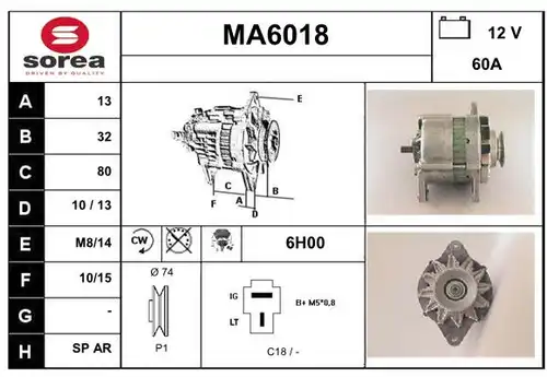 генератор SERA MA6018