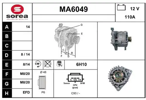 генератор SERA MA6049