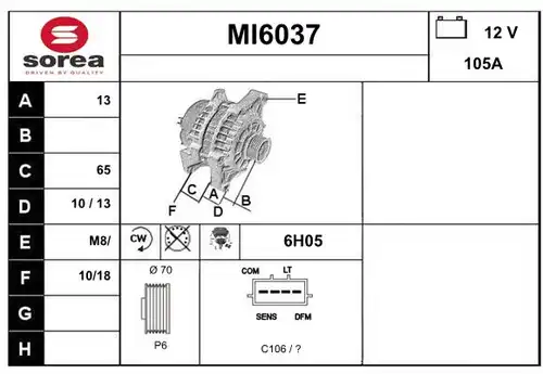 генератор SERA MI6037