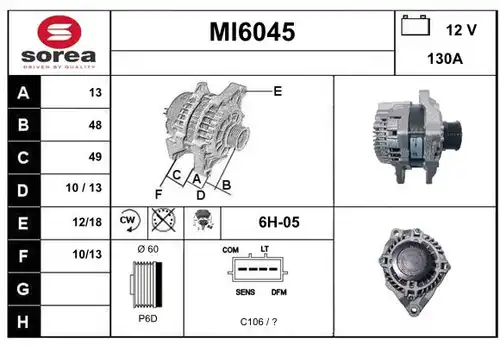 генератор SERA MI6045