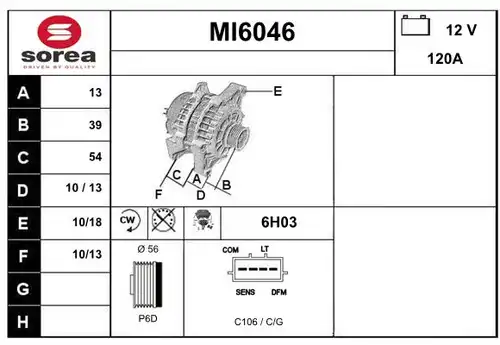 генератор SERA MI6046