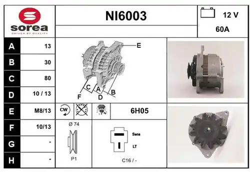 генератор SERA NI6003