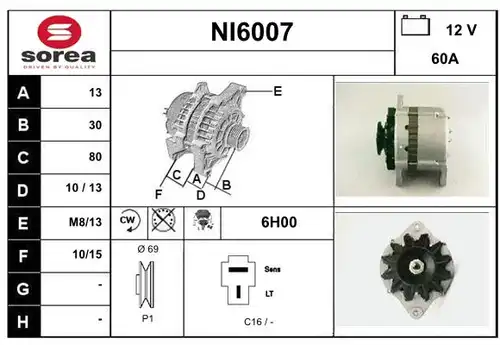 генератор SERA NI6007