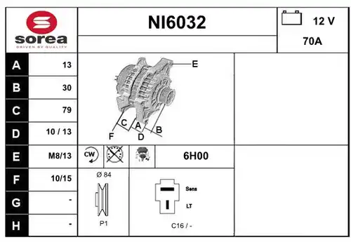 генератор SERA NI6032