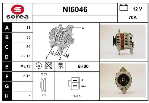 генератор SERA NI6046