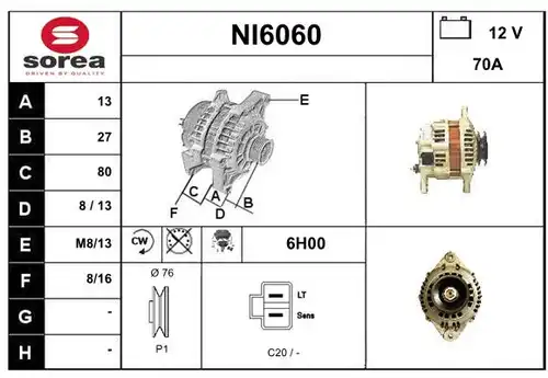 генератор SERA NI6060