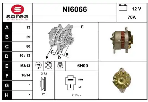 генератор SERA NI6066