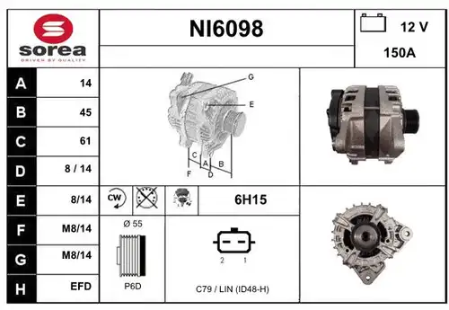 генератор SERA NI6098