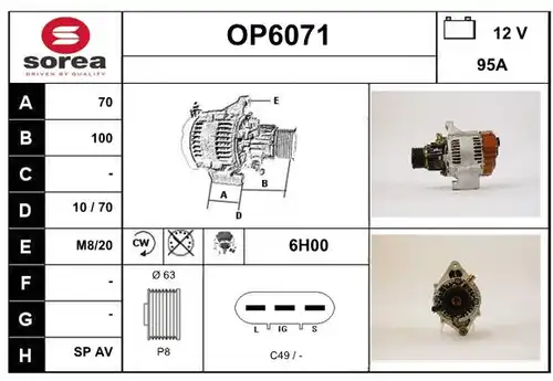 генератор SERA OP6071