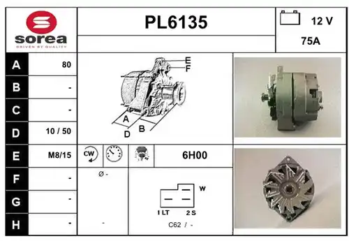 генератор SERA PL6135