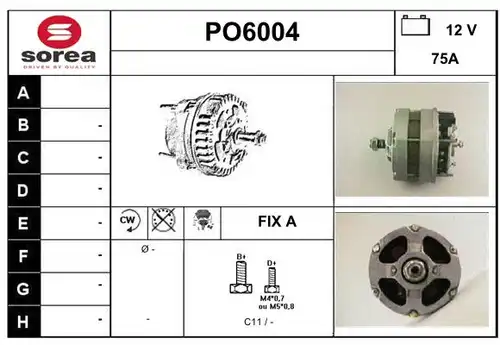 генератор SERA PO6004