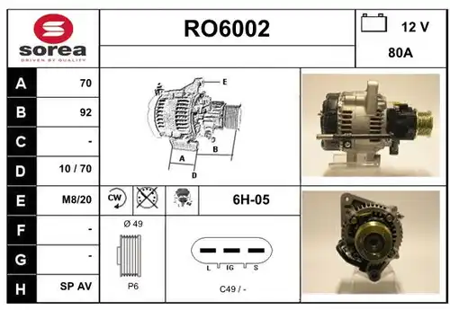 генератор SERA RO6002