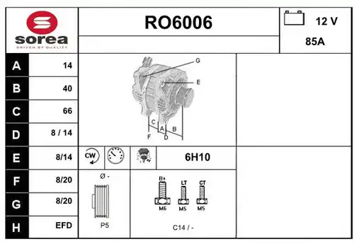 генератор SERA RO6006