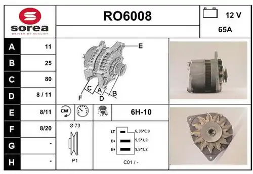 генератор SERA RO6008