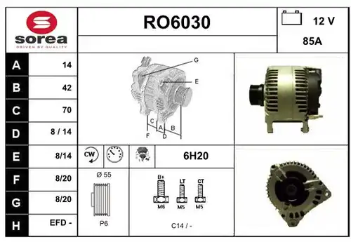 генератор SERA RO6030