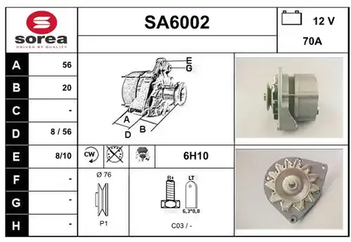 генератор SERA SA6002