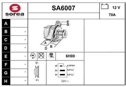 генератор SERA SA6007