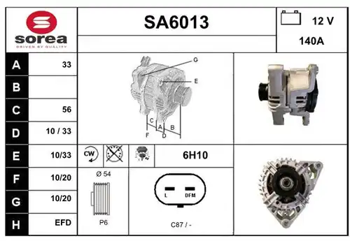 генератор SERA SA6013